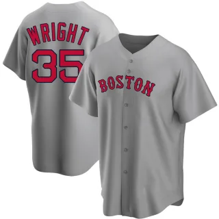 Men's Boston Red Sox Steven Wright Majestic Home White Cool Base Replica  Player Jersey